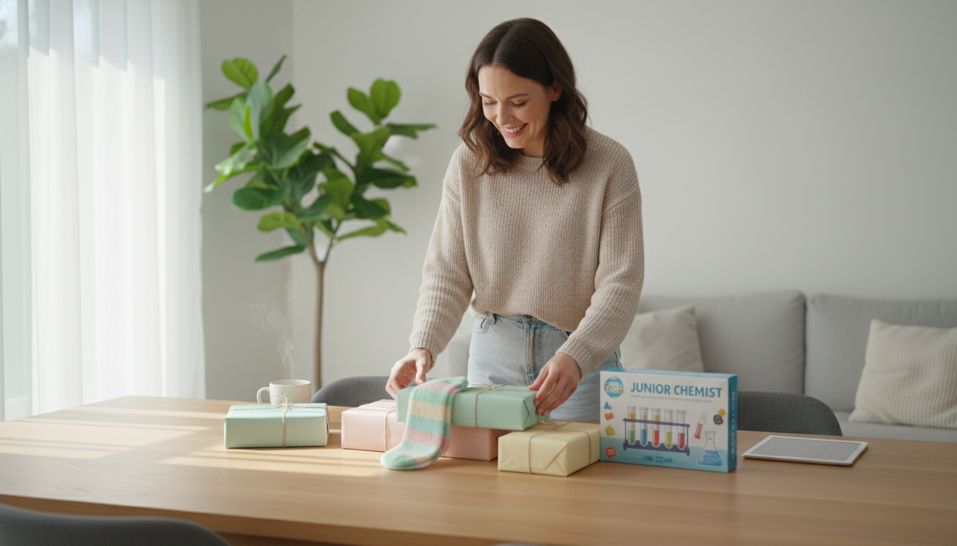 mom wrapping gifts ideas