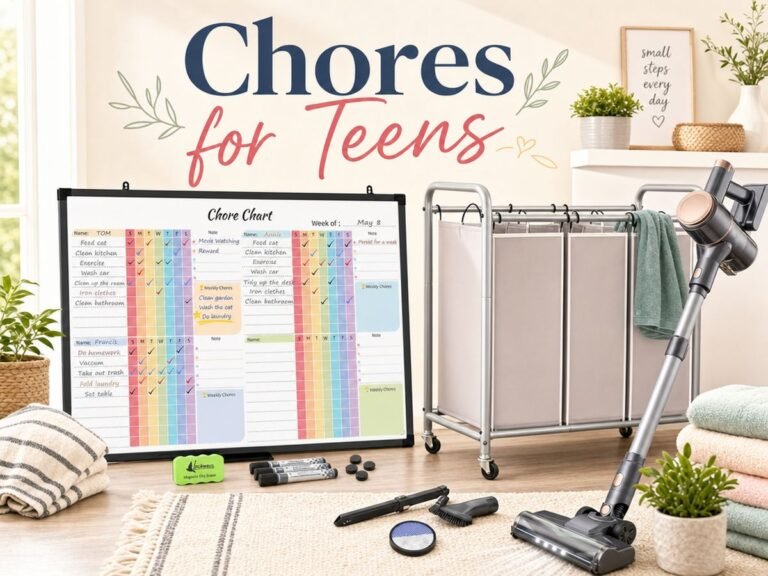 chores for teens — MessyBunsAndMagic