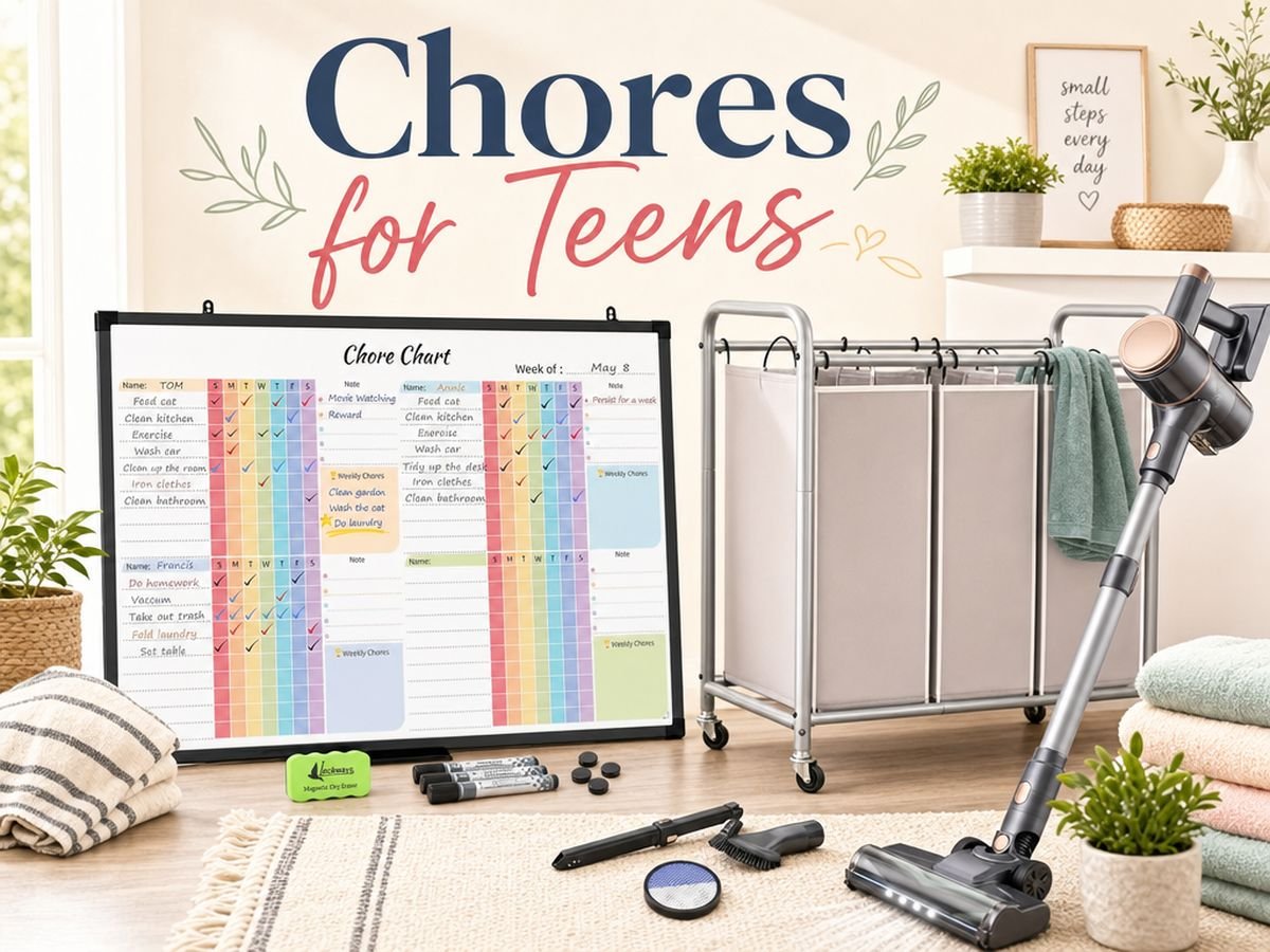 chores for teens — MessyBunsAndMagic