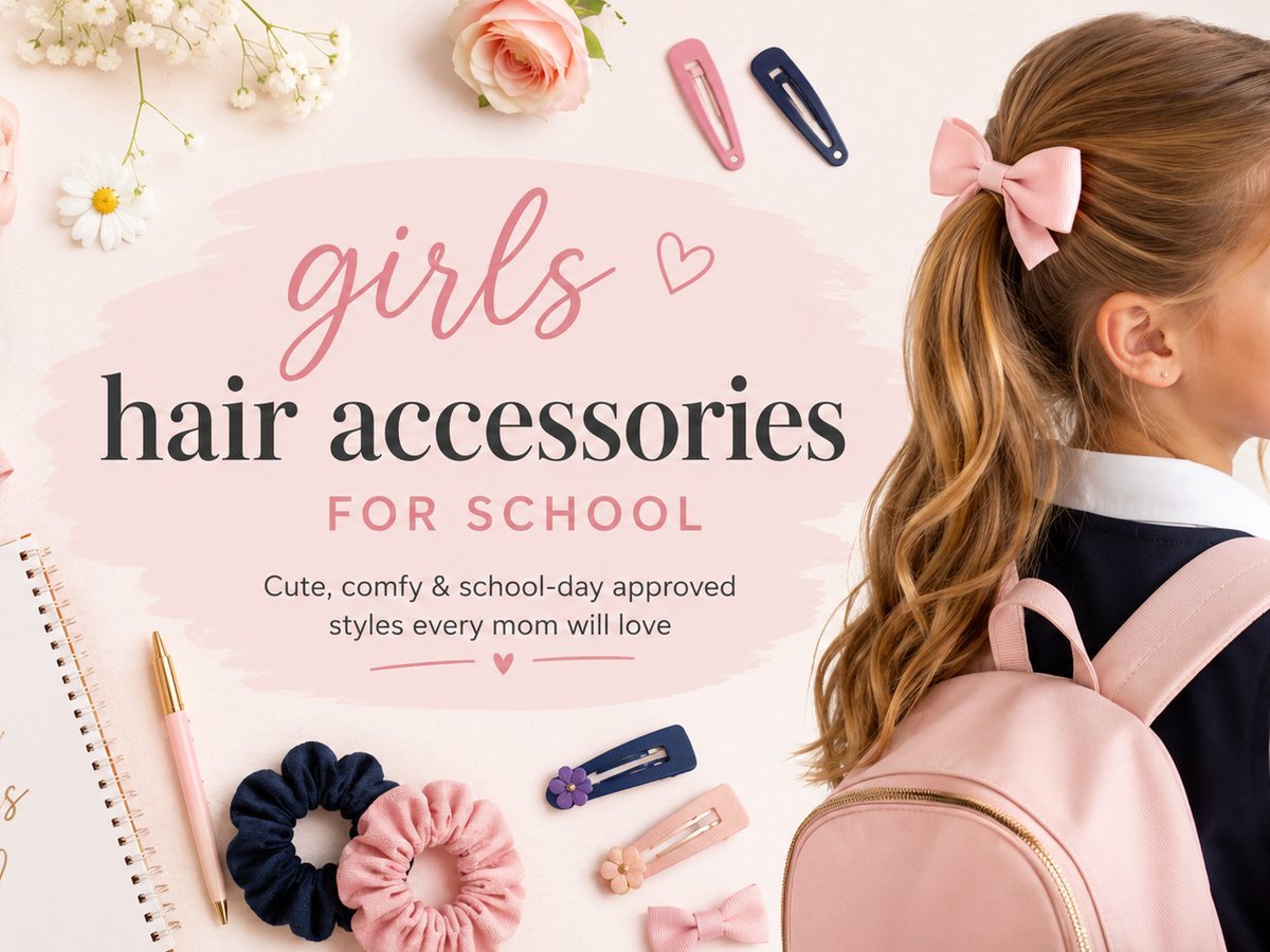 girls hair accessories for school — MessyBunsAndMagic