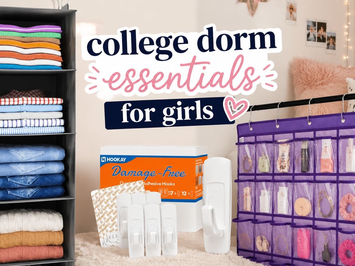 college dorm essentials for girls — MessyBunsAndMagic