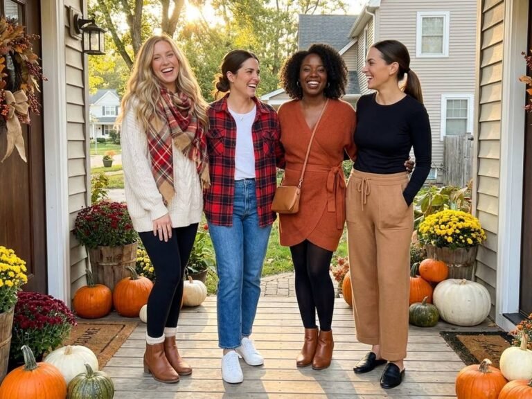 thanksgiving outfits women casual comfy, MessyBunsAndMagic