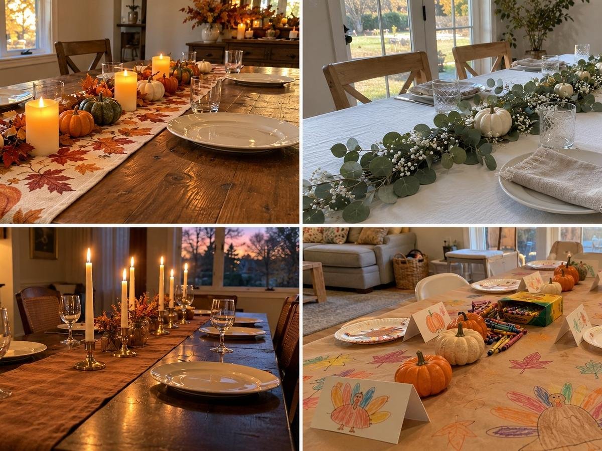 thanksgiving table decorations simple, MessyBunsAndMagic